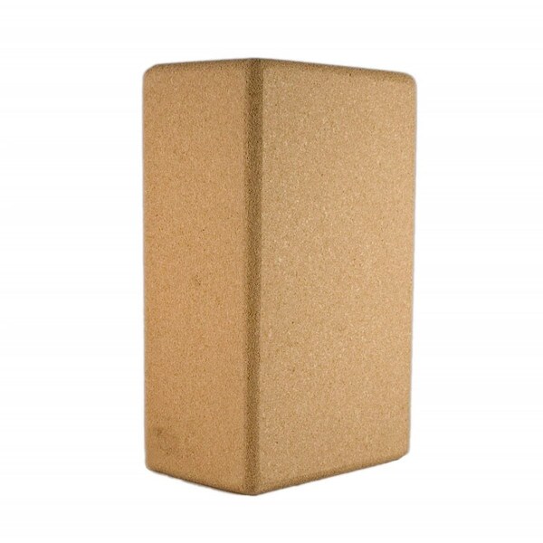 Cork yoga block for exercises
